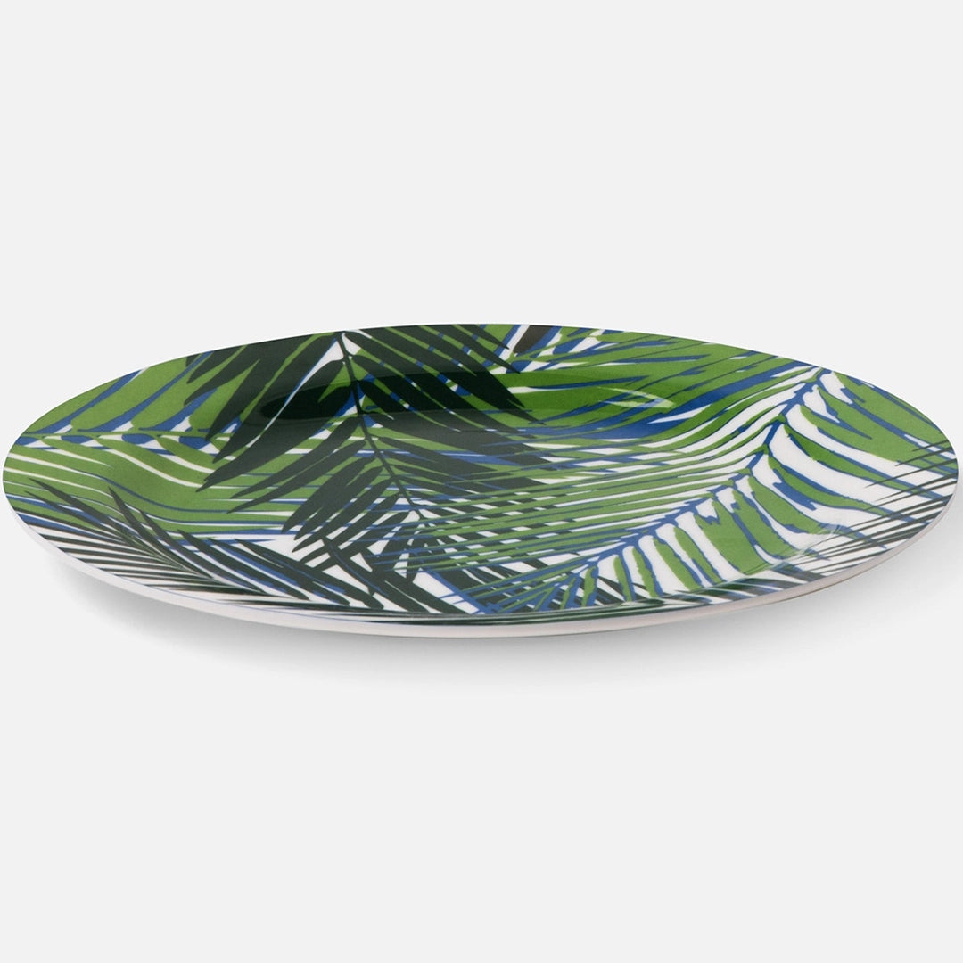 Palm Leaf Melamine Plates