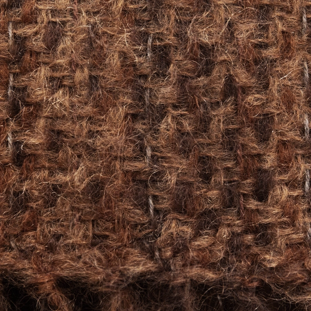 Solid Handwoven Mohair Throw
