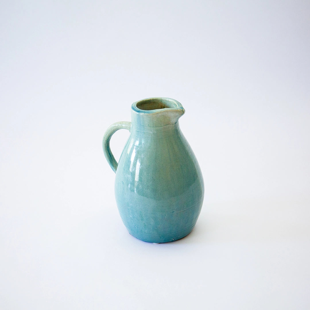 Turquoise Glaze Pitcher