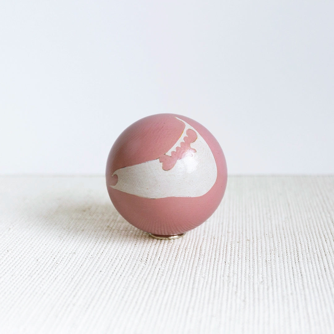 Nantucket Red Sphere with Ivory Island