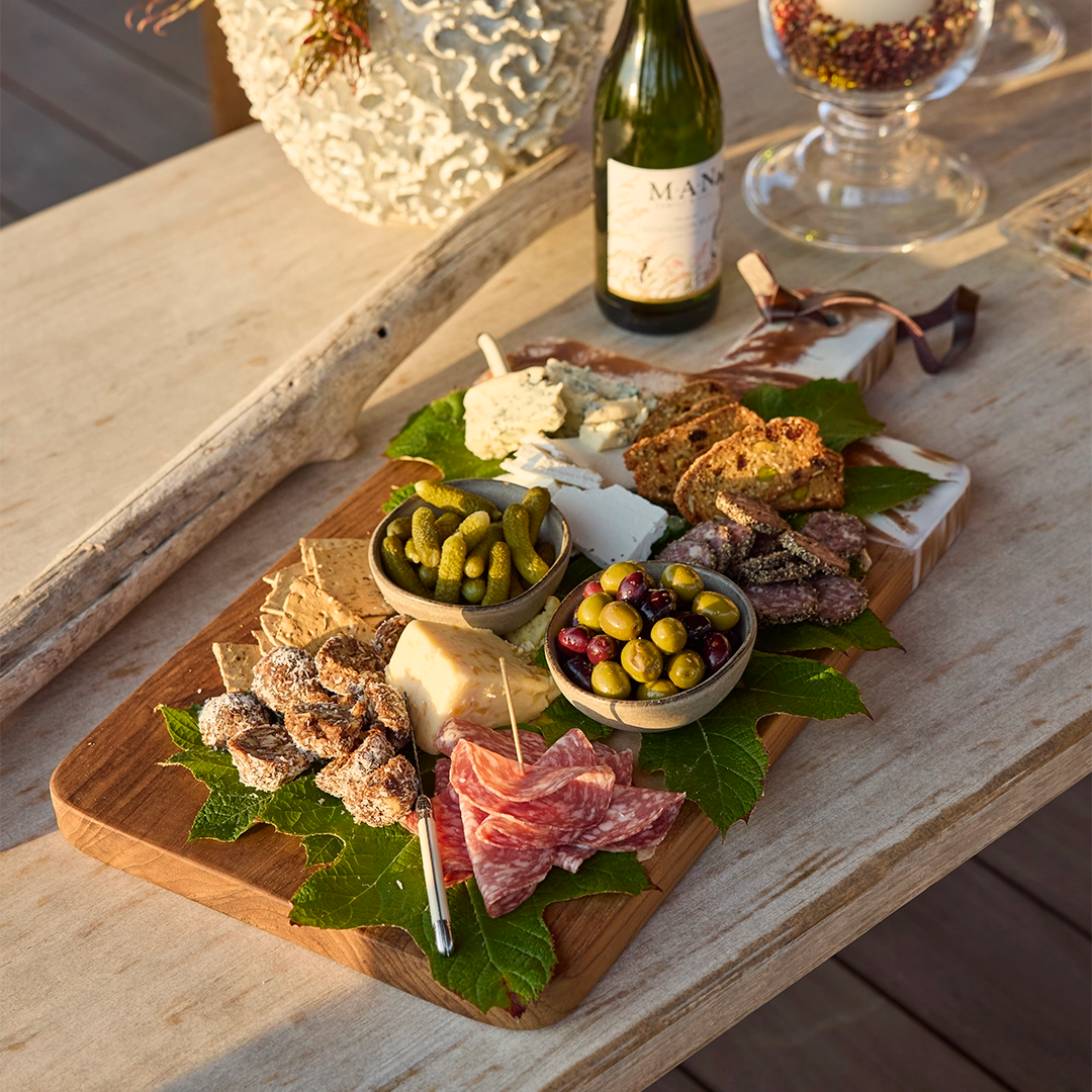 Amber Swirled Serving Board