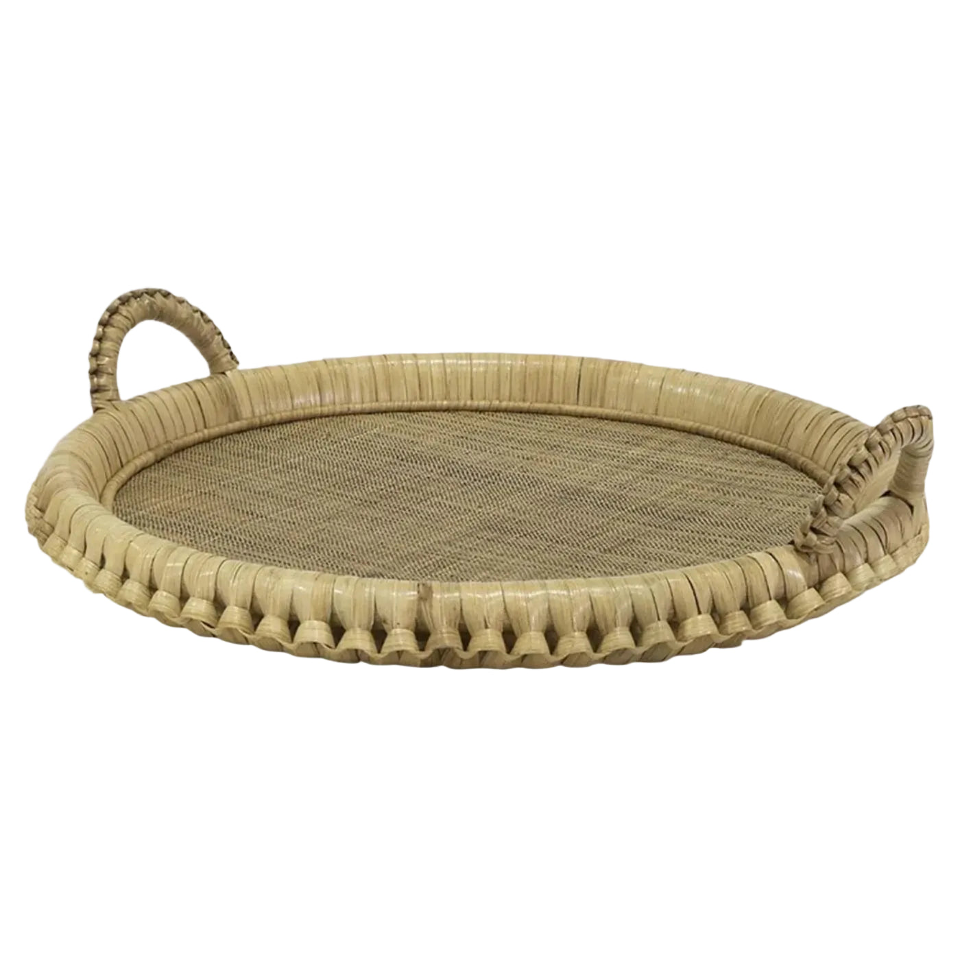 Natural Braided Cane Tray