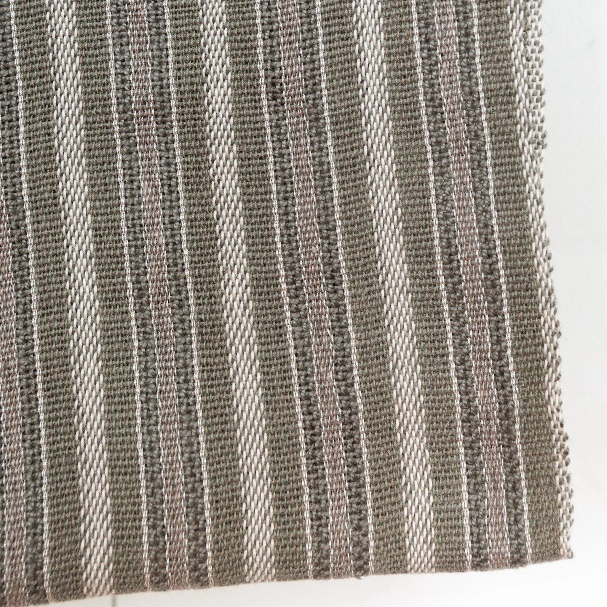 Neutral Stripe Handwoven Cotton Scarf