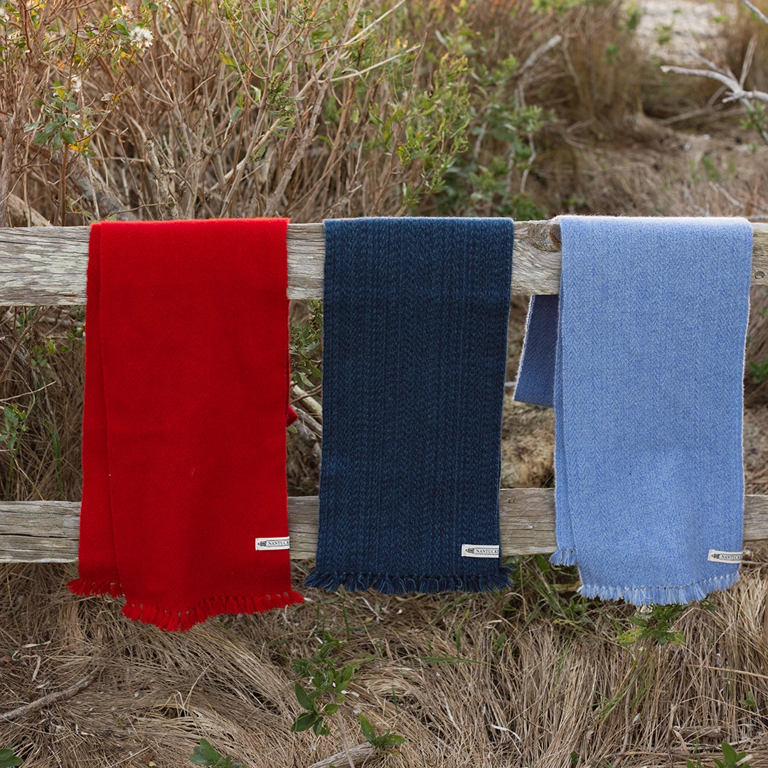 Ocean Deep Cashmere Scarf