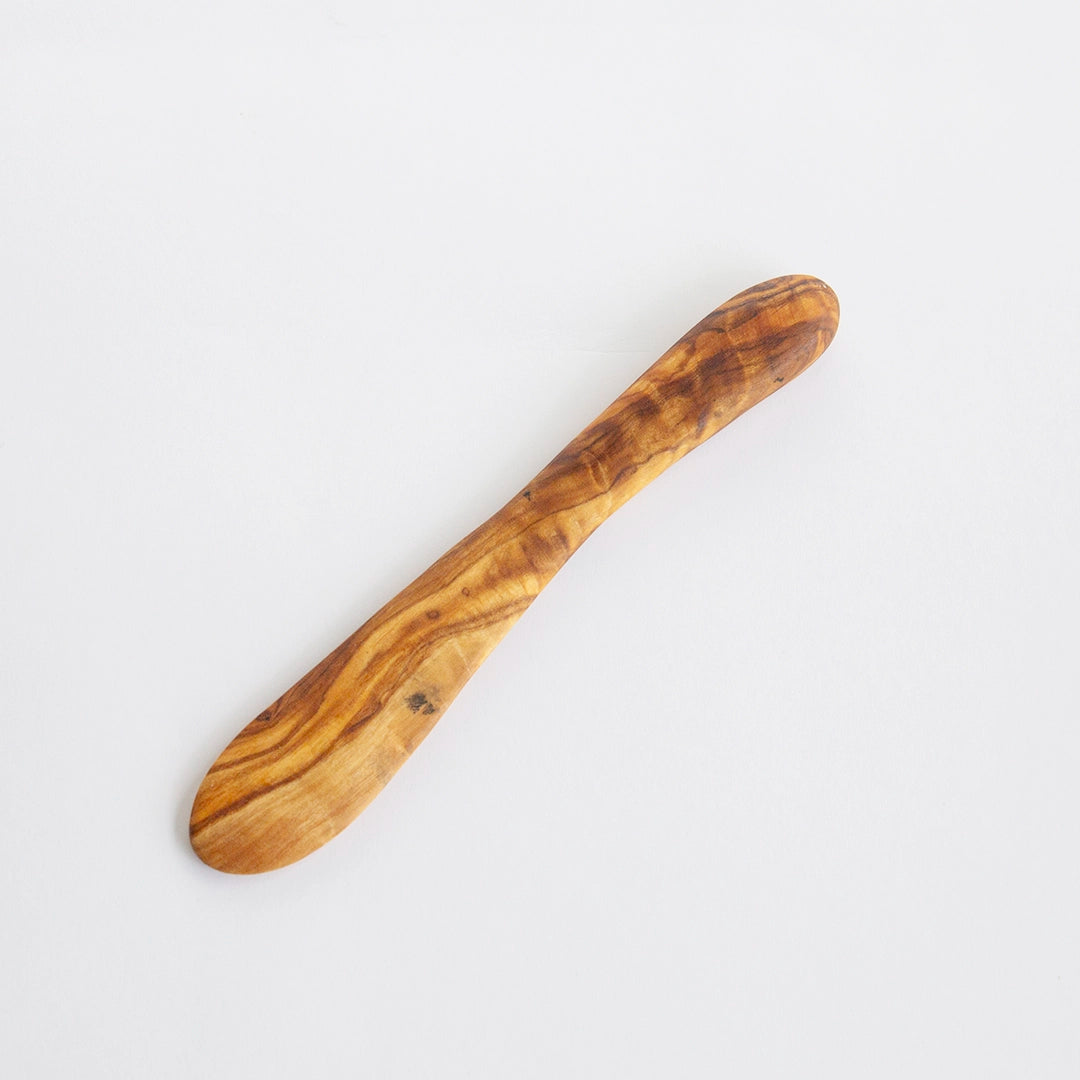 Olive Wood Round Spreader