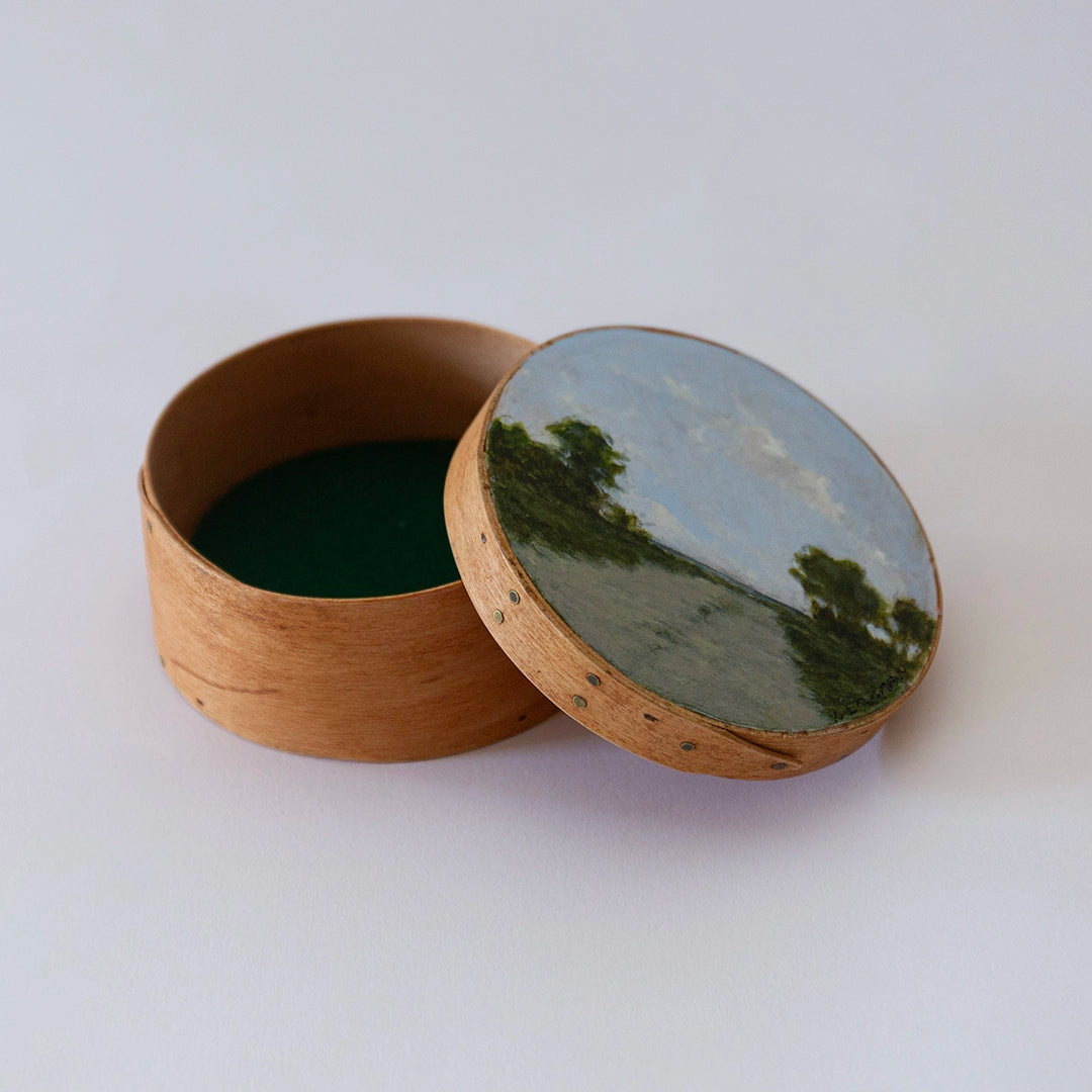 "Quaise" Painted Measuring Box | Kenneth Layman