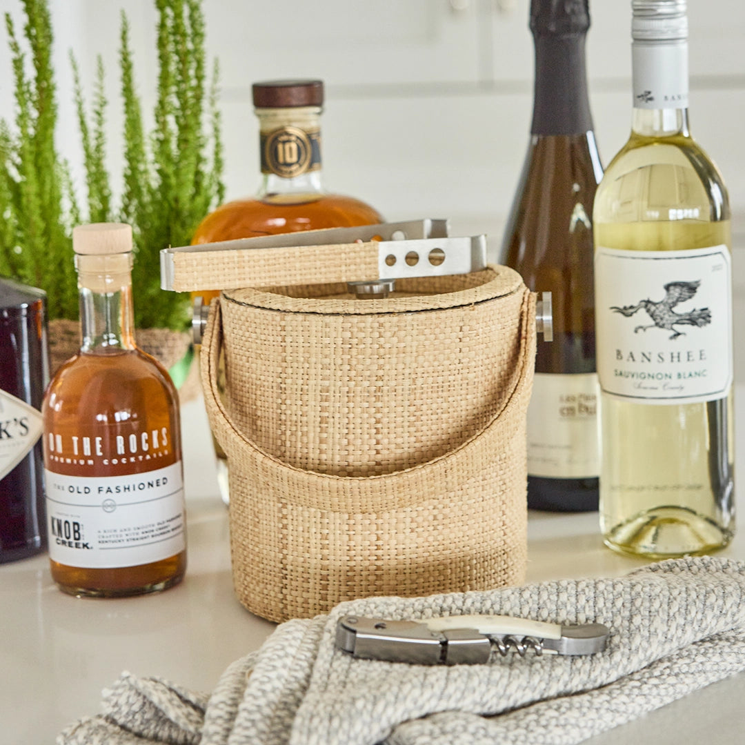 Raffia Barware Essentials