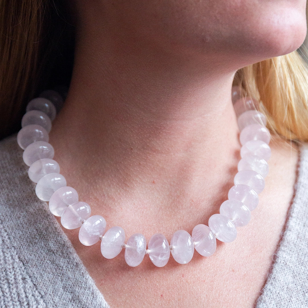 Rose Quartz Necklace | Peggy Silverstein
