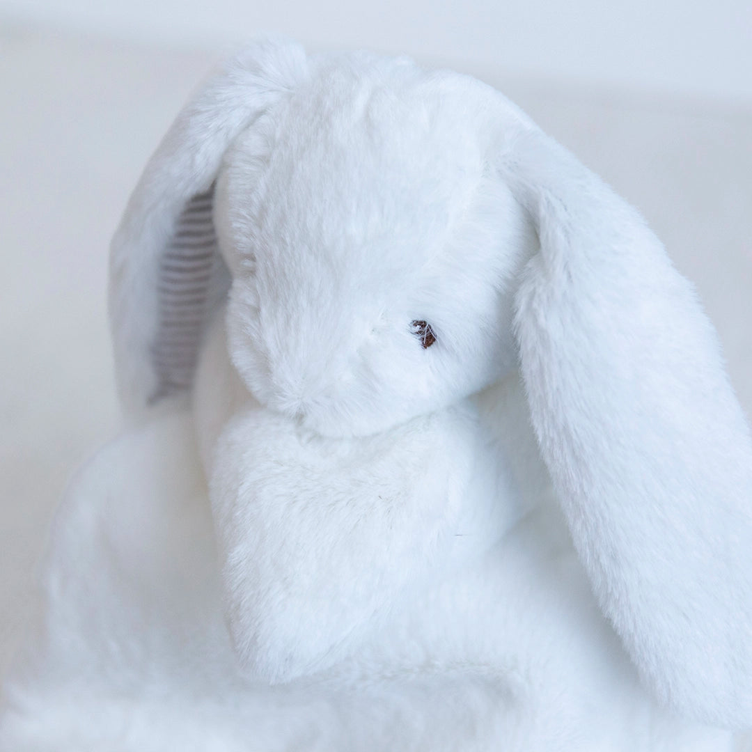 Silky White Bunny Lovey