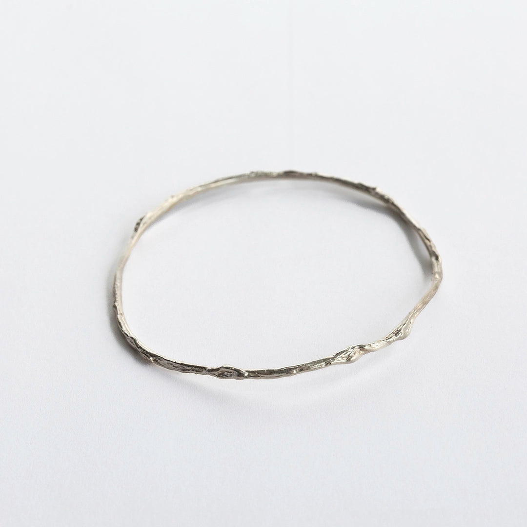 Silver Twig Bangles