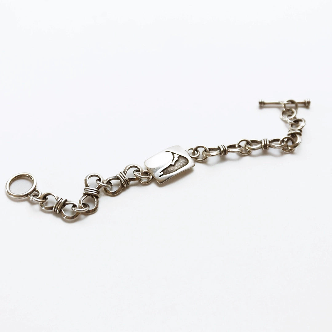 Sterling Silver Island bracelet