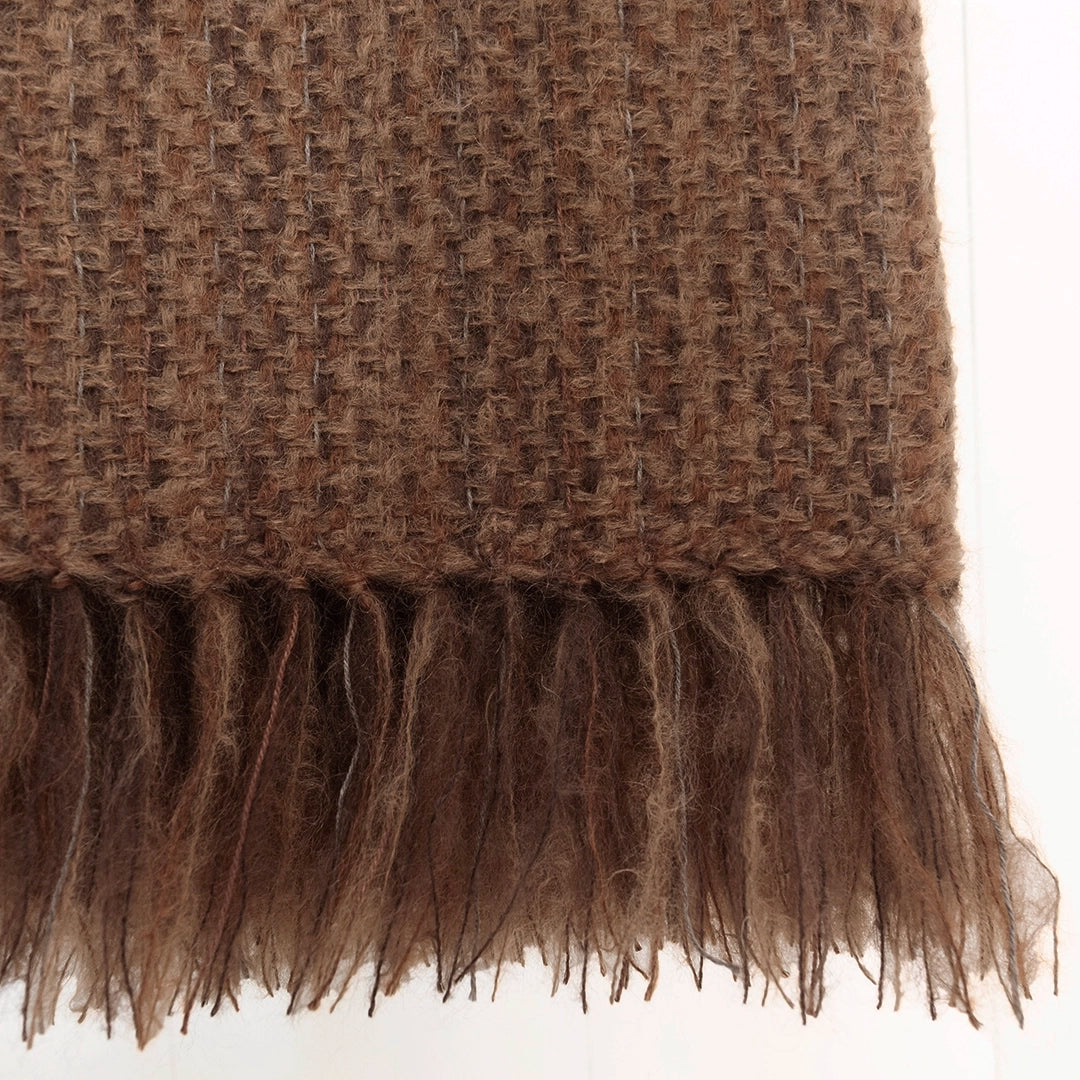 Tortoise Shell No. 2 Handwoven Mohair Throw