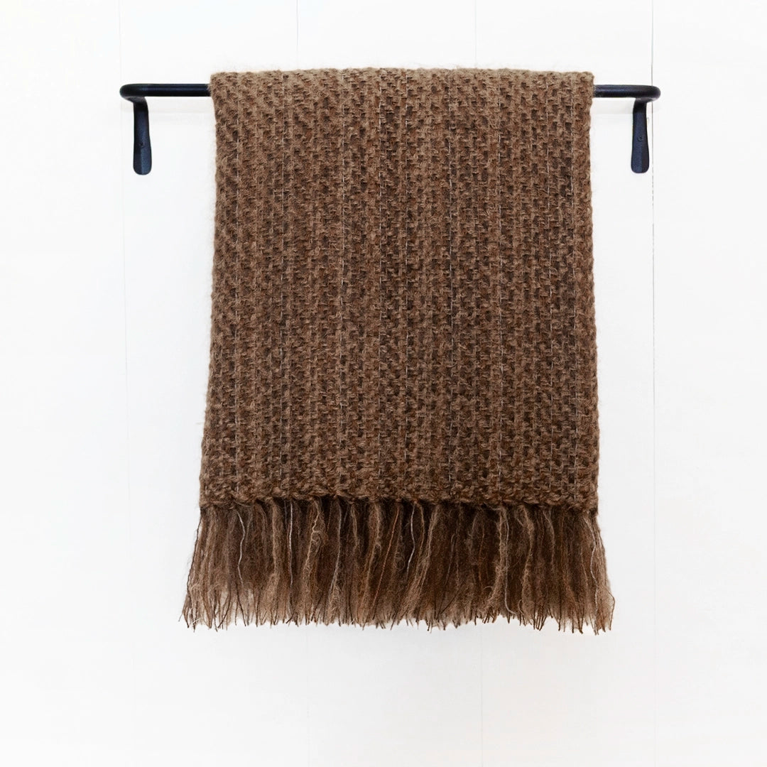 Tortoise Shell No. 2 Handwoven Mohair Throw
