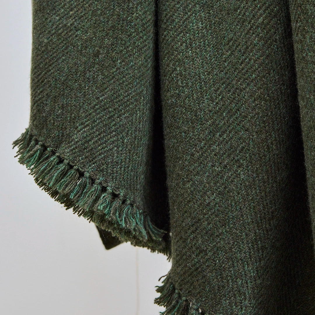 Verdant Green Cashmere Throw