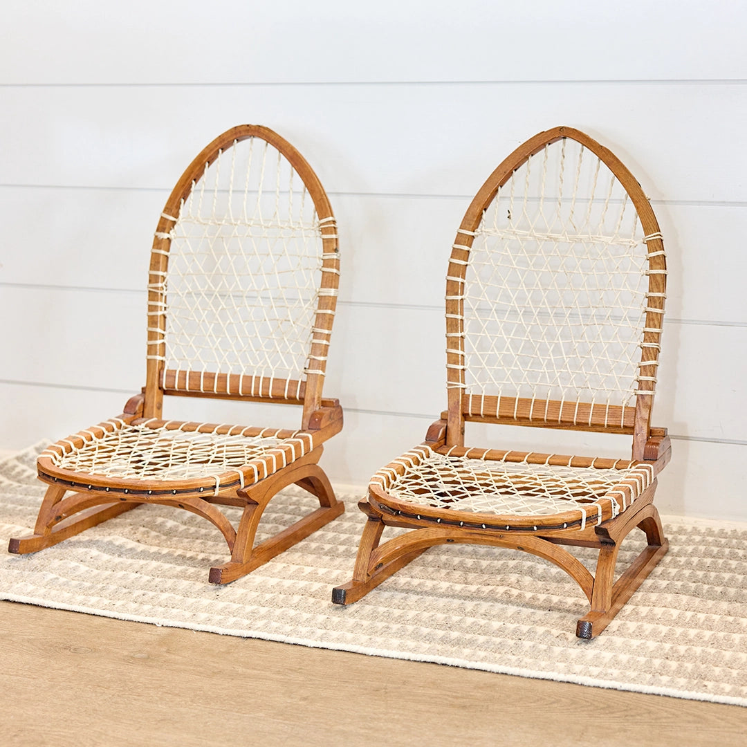Vintage Vermont Tubbs Snowshoe Chair