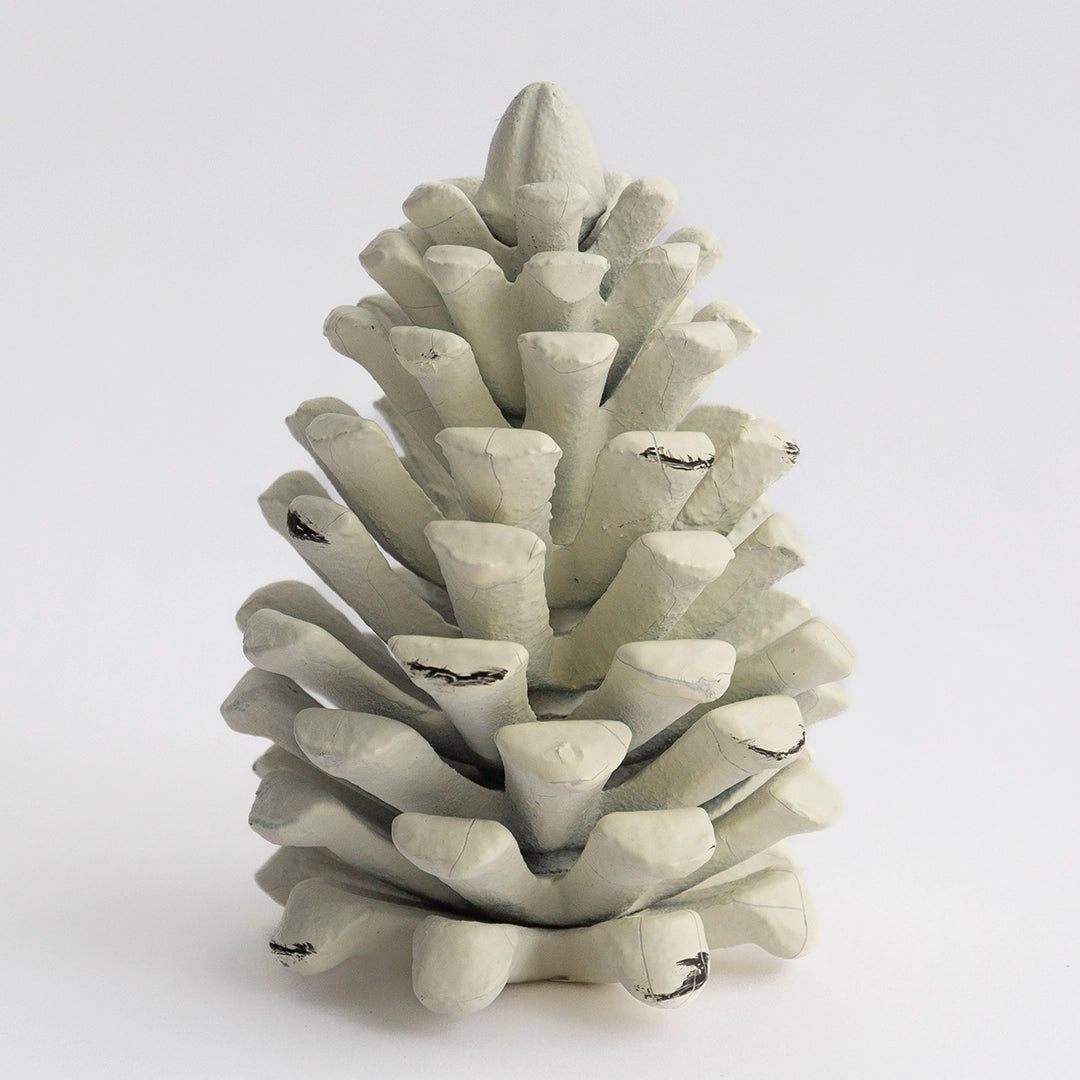 White Pine Cone Decoration