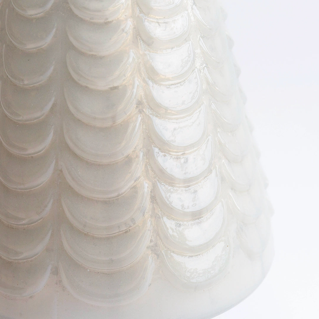 White Mercury Glass Tree