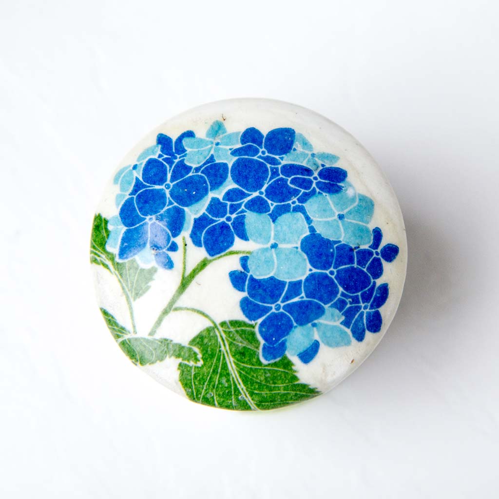 Blue Hydrangea Trinket Box | Leslie Linsley