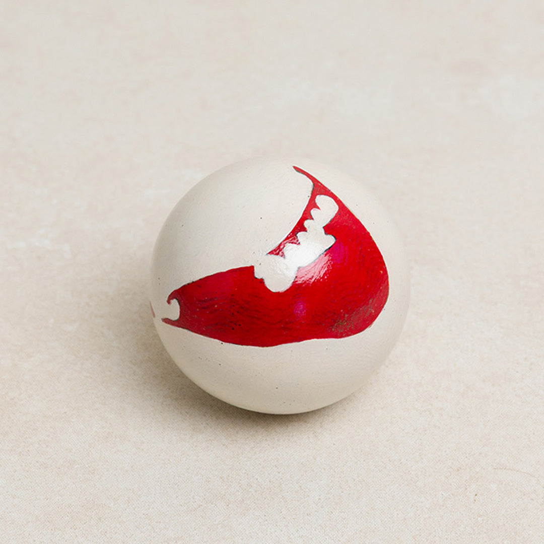 Holiday Red Nantucket Island Sphere | Melissa Macleod