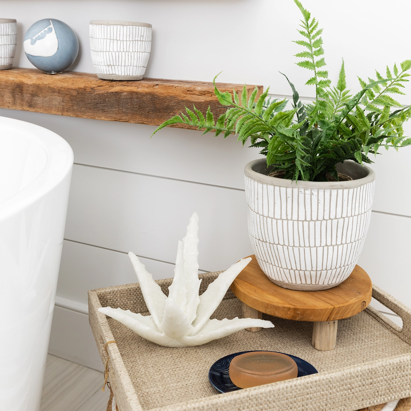 Ceramic Pots with Banded Rim