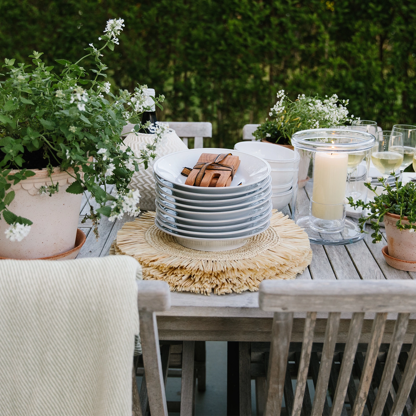 Fringed Palm Raffia Placemat