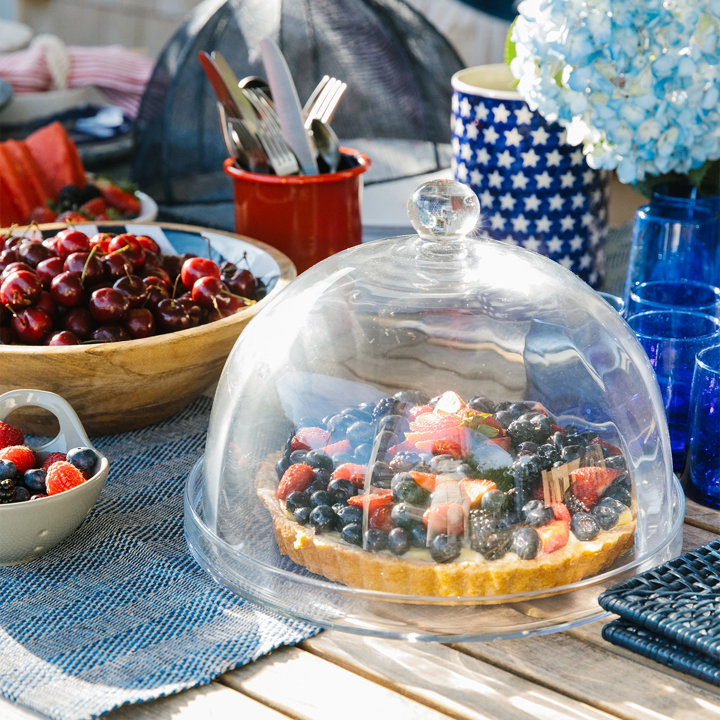 Glass Cloche and Tray