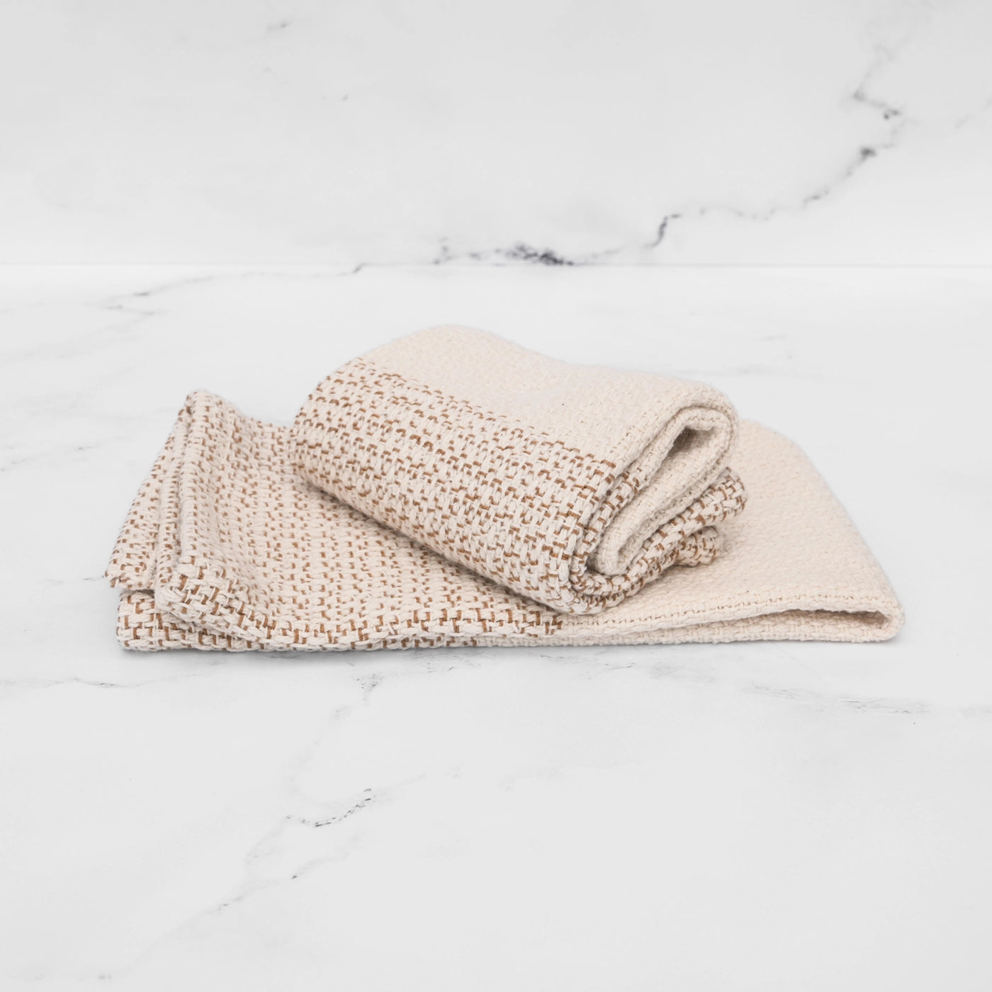 Ivory & Sand Handwoven Kitchen Towel