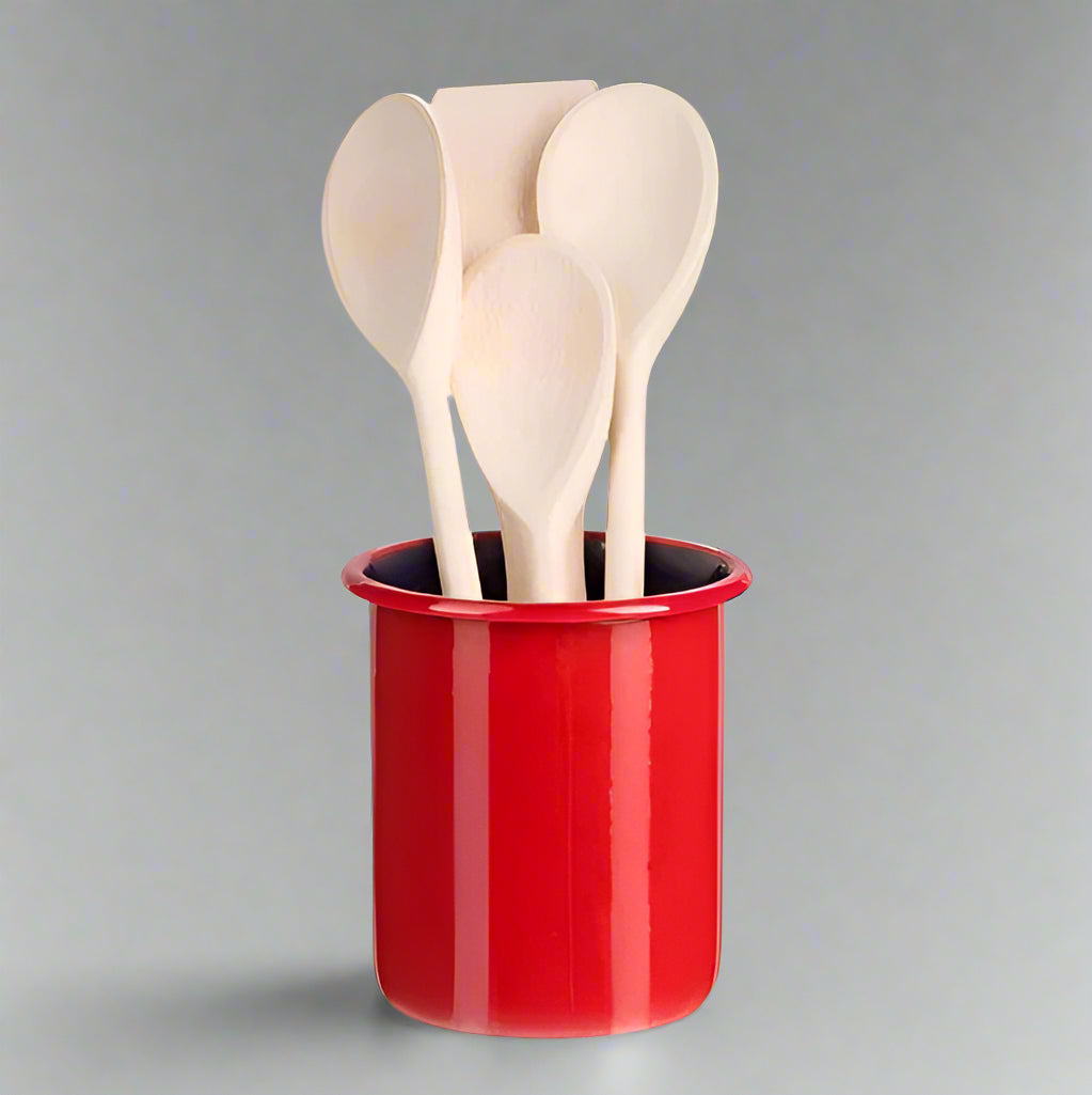 Medium Enamel Canister