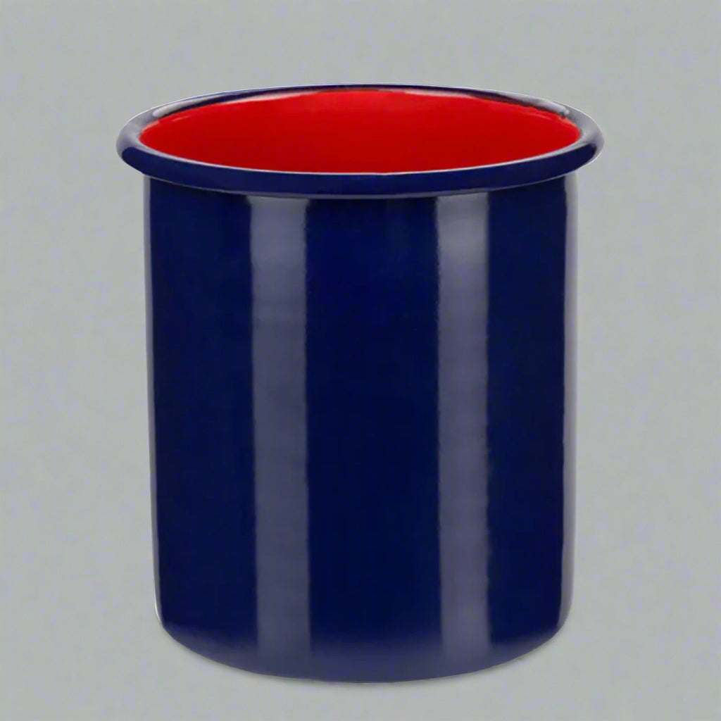Large Enamel Canister