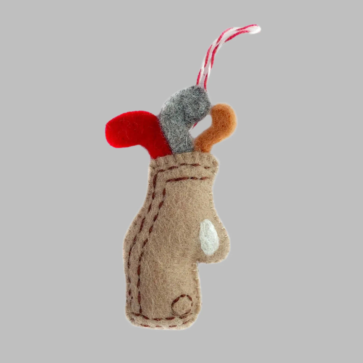 Felt Golf Bag Ornament
