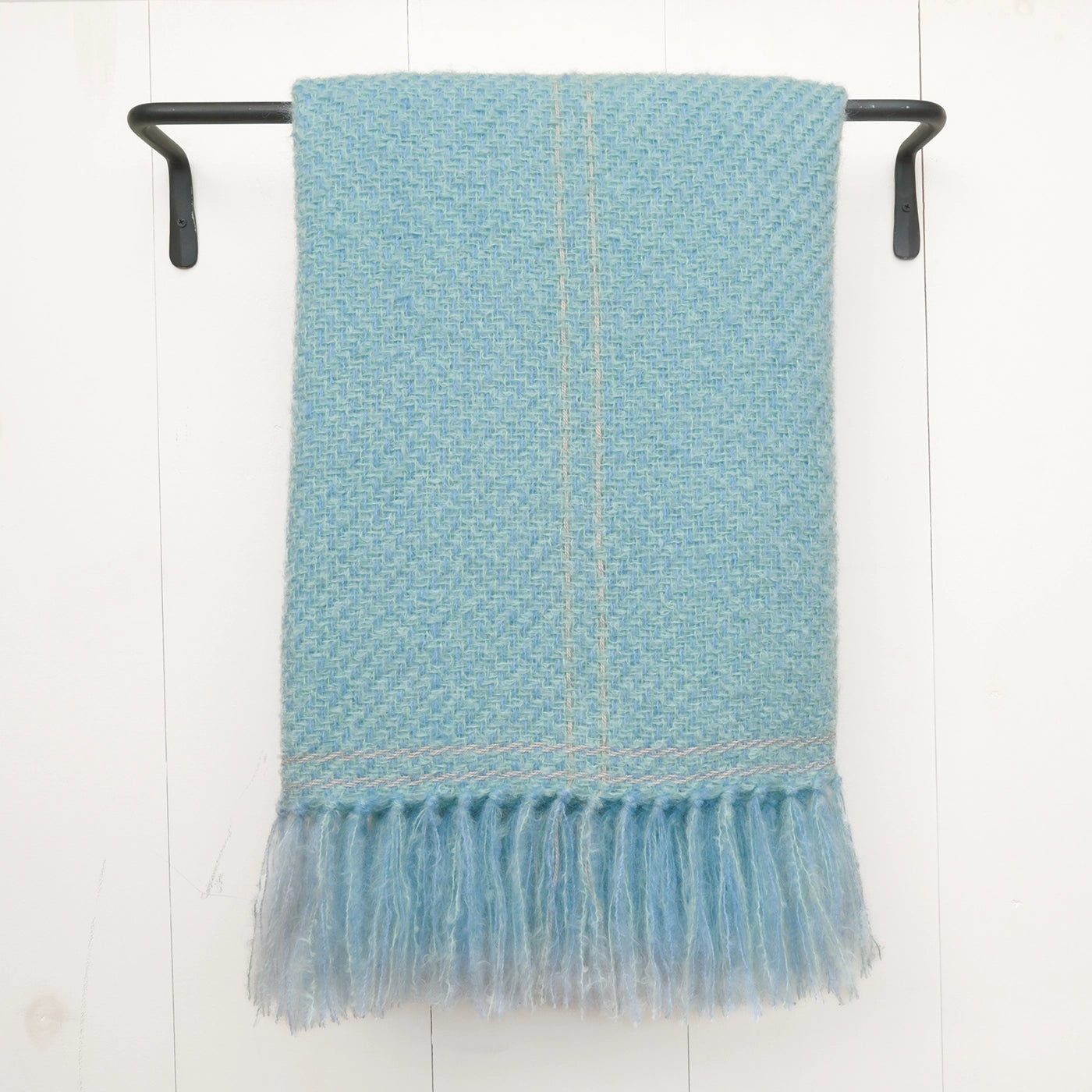 Surf Spray Handwoven Mohair Throw
