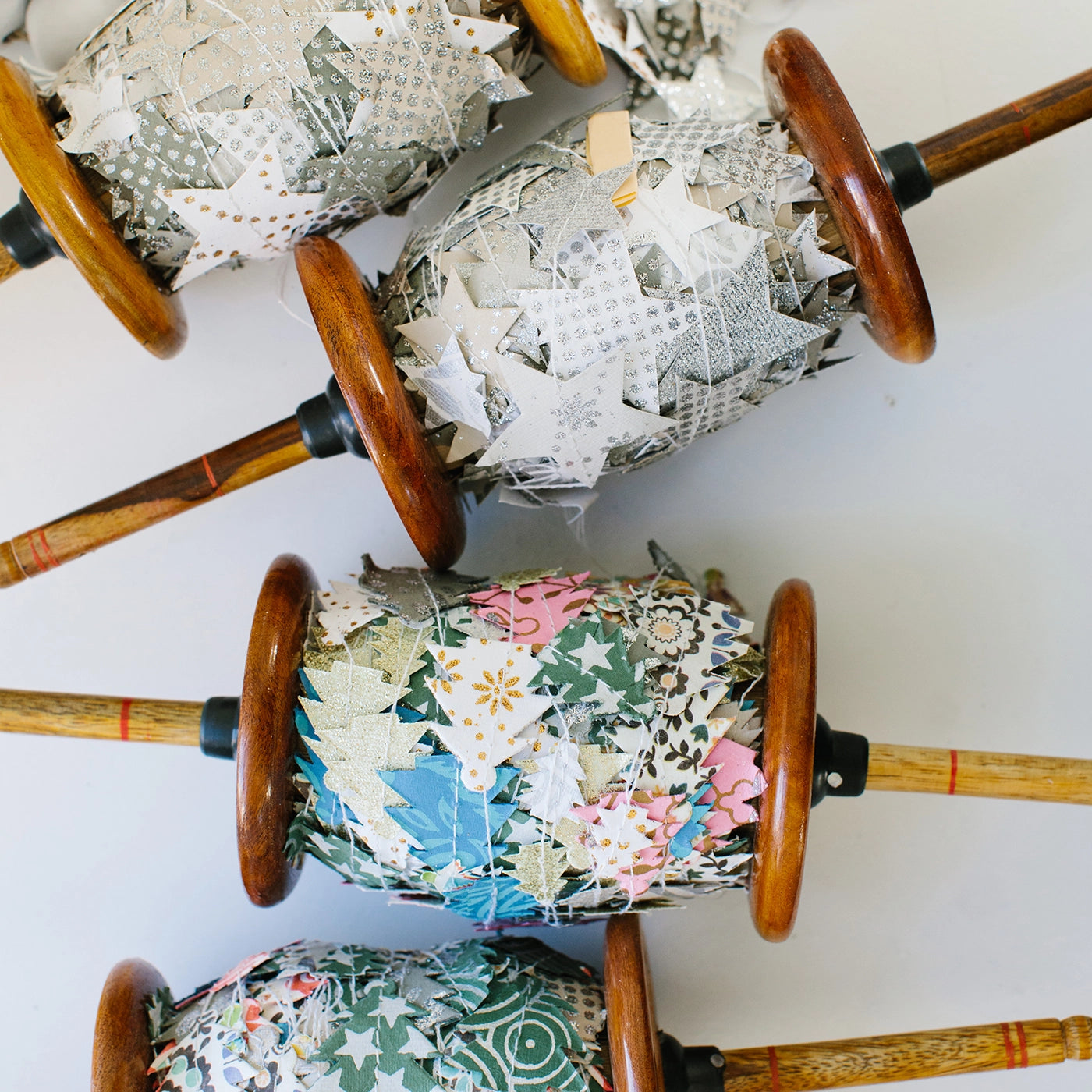 Holiday Paper Garland Spools