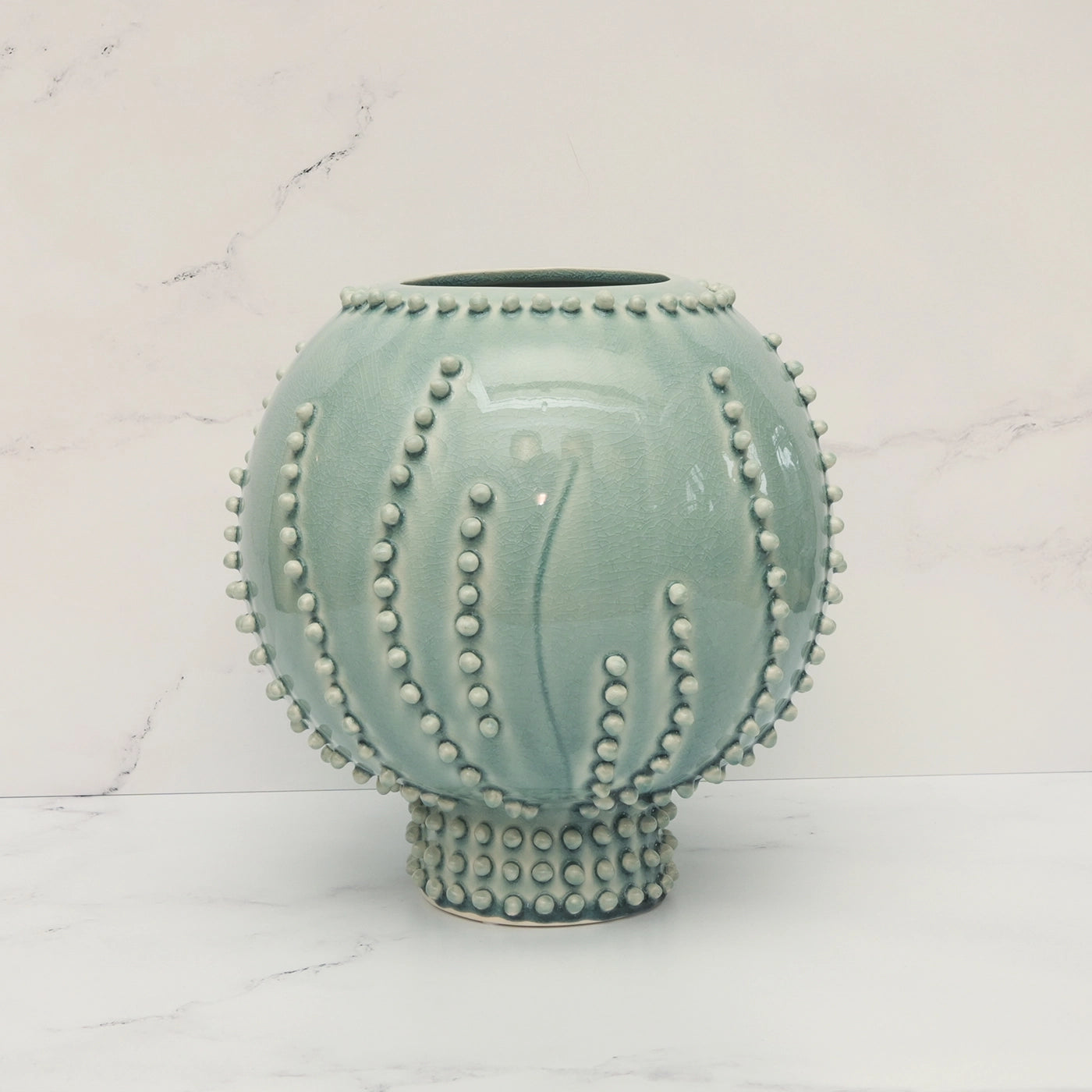 Ceramic Dot Round Vase