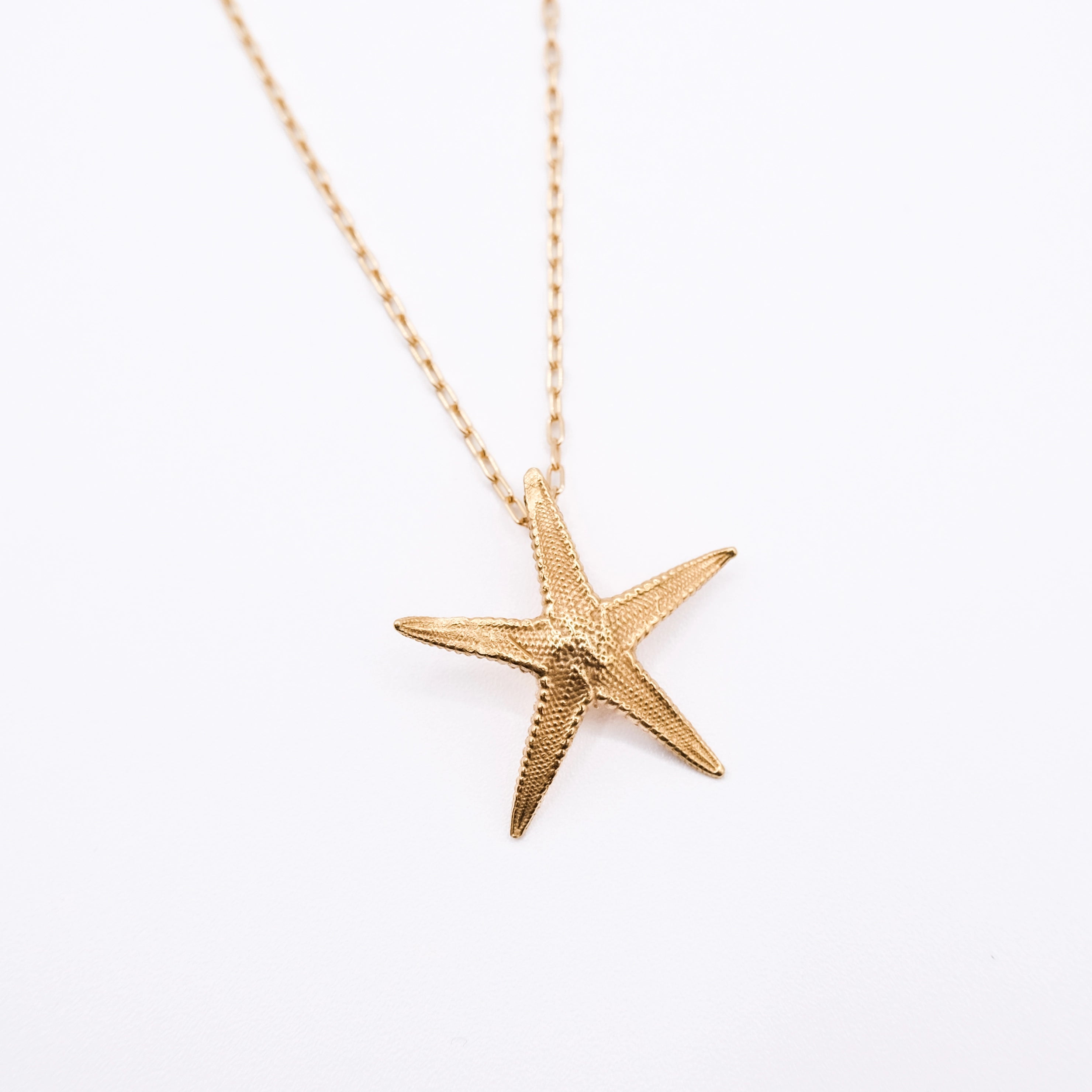 18K Starfish Pendant