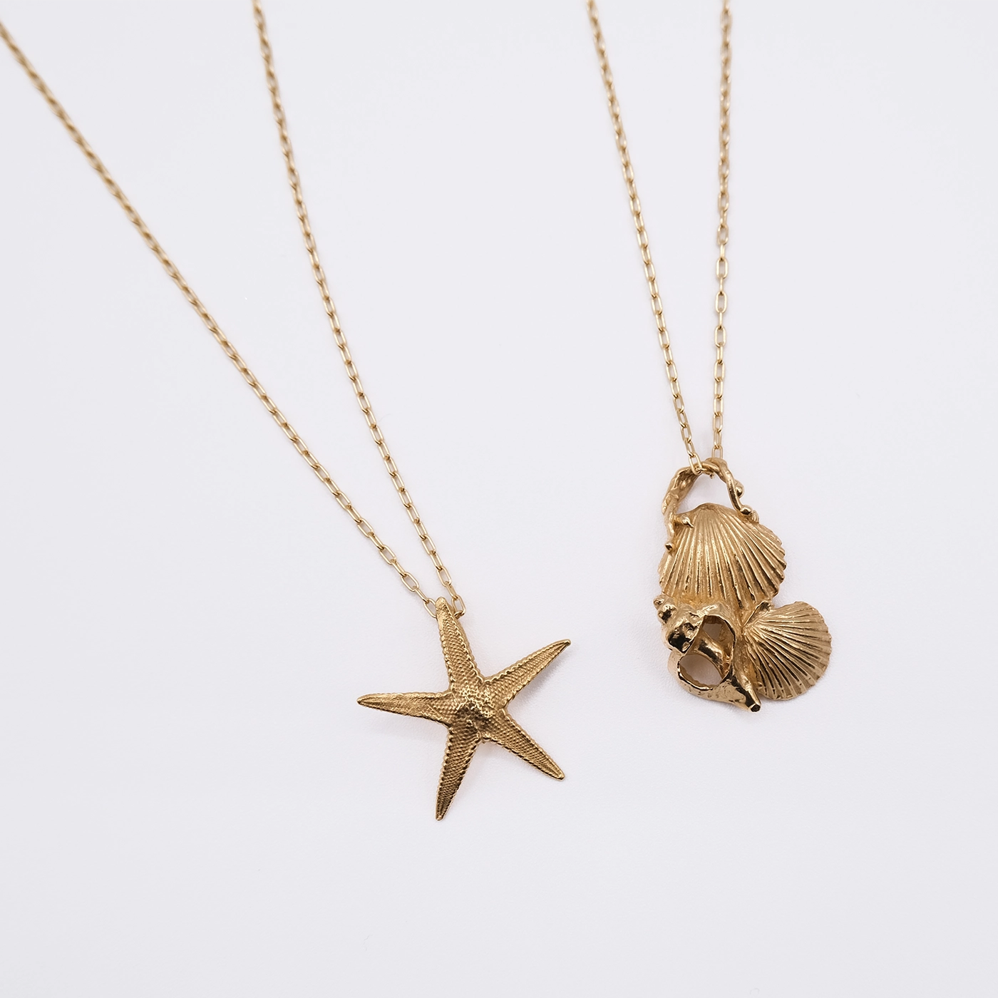 18K Starfish Pendant