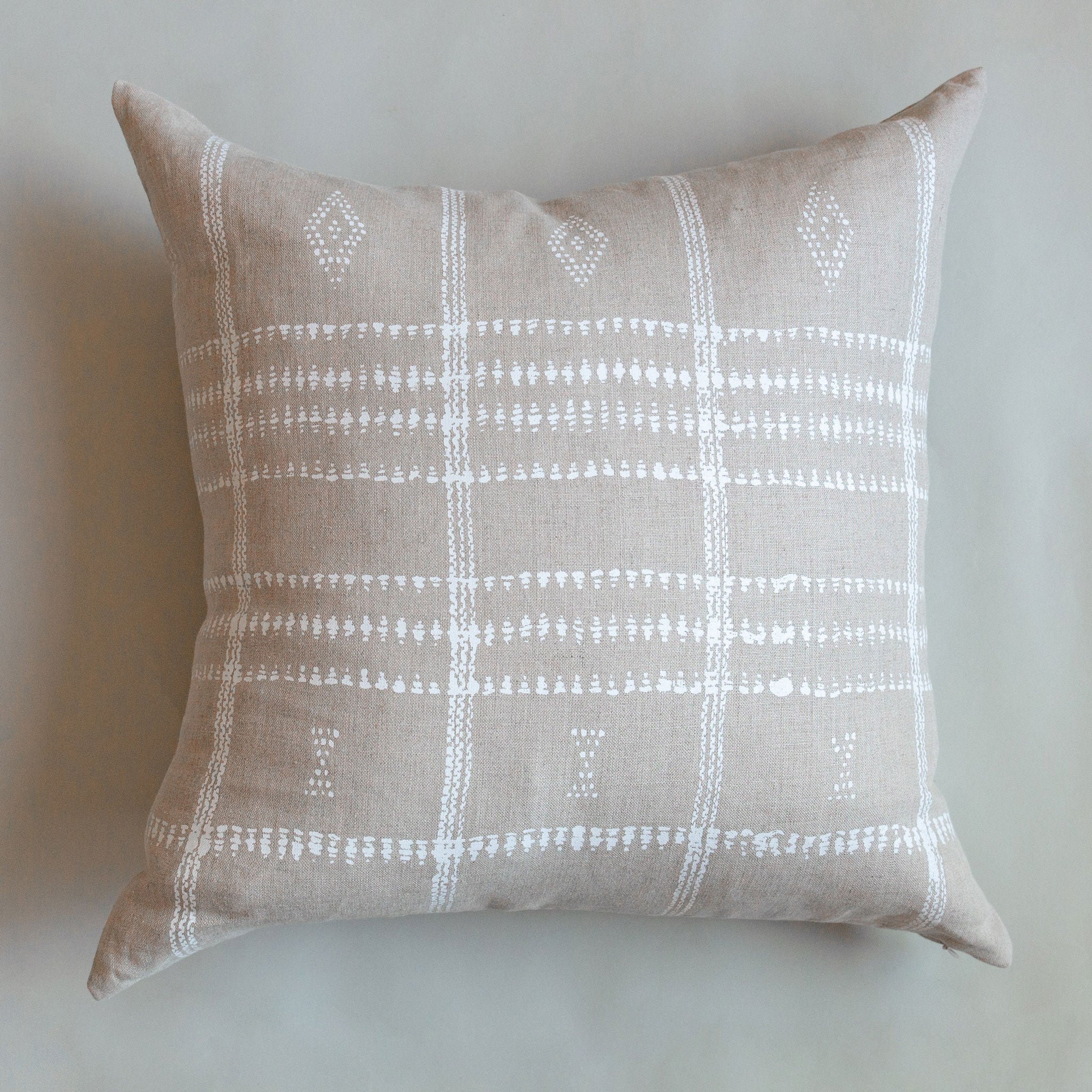 Geometric Block Print Pillow