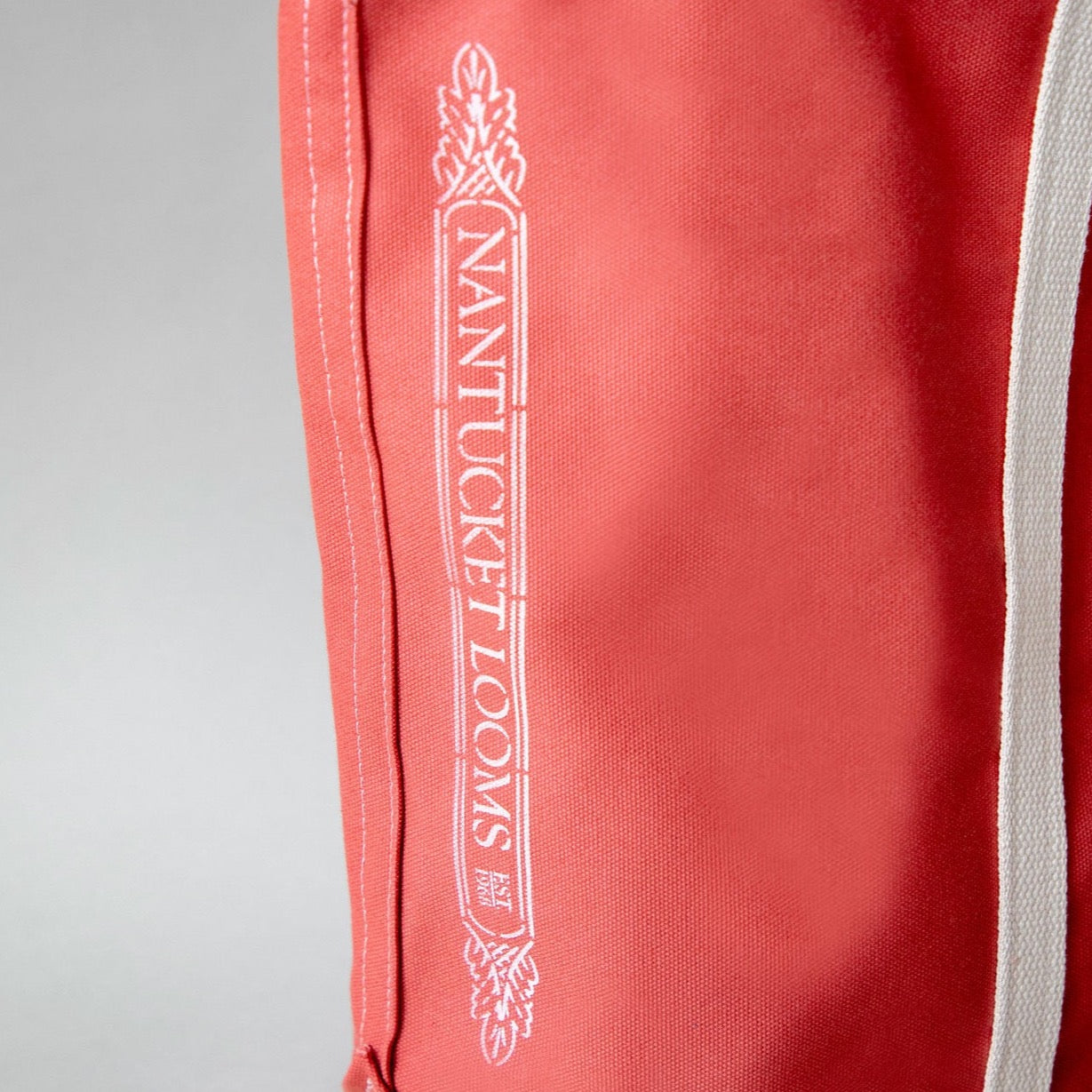 NL Faraway Red Canvas Boat Tote