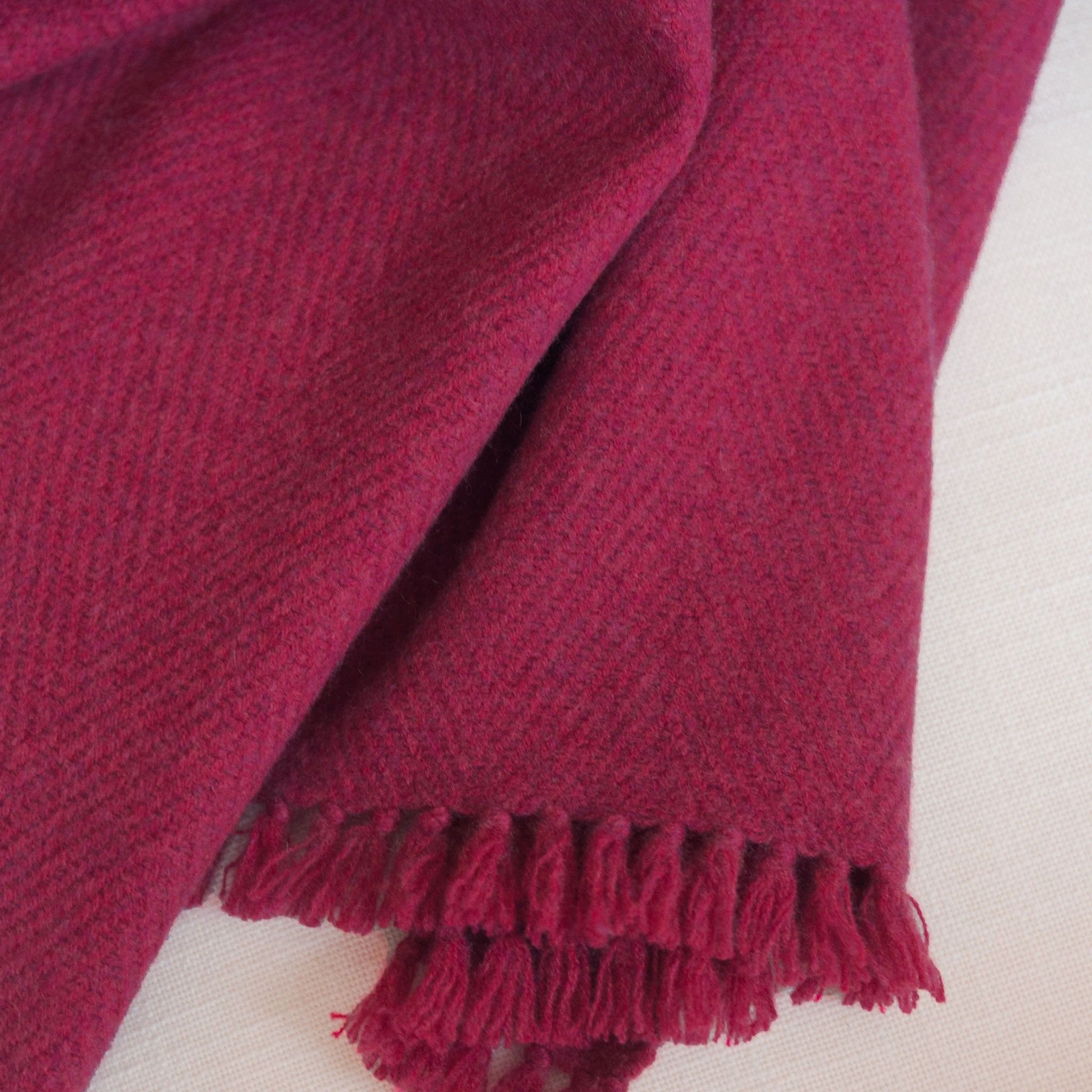 Dahlia Handwoven Cashmere Throw