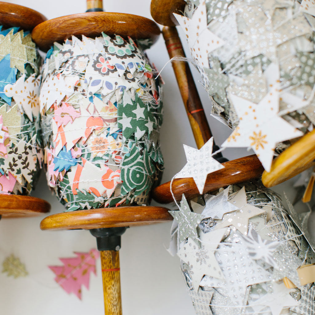 Holiday Paper Garland Spools