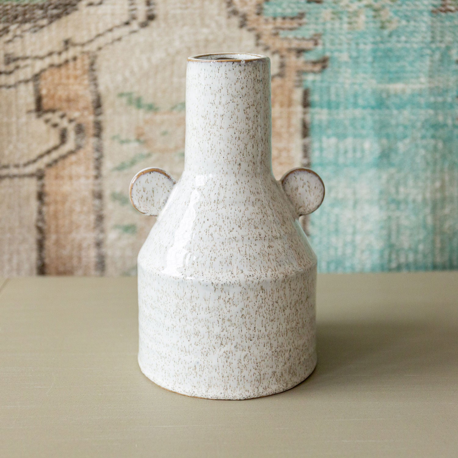 Textured Clay Vase