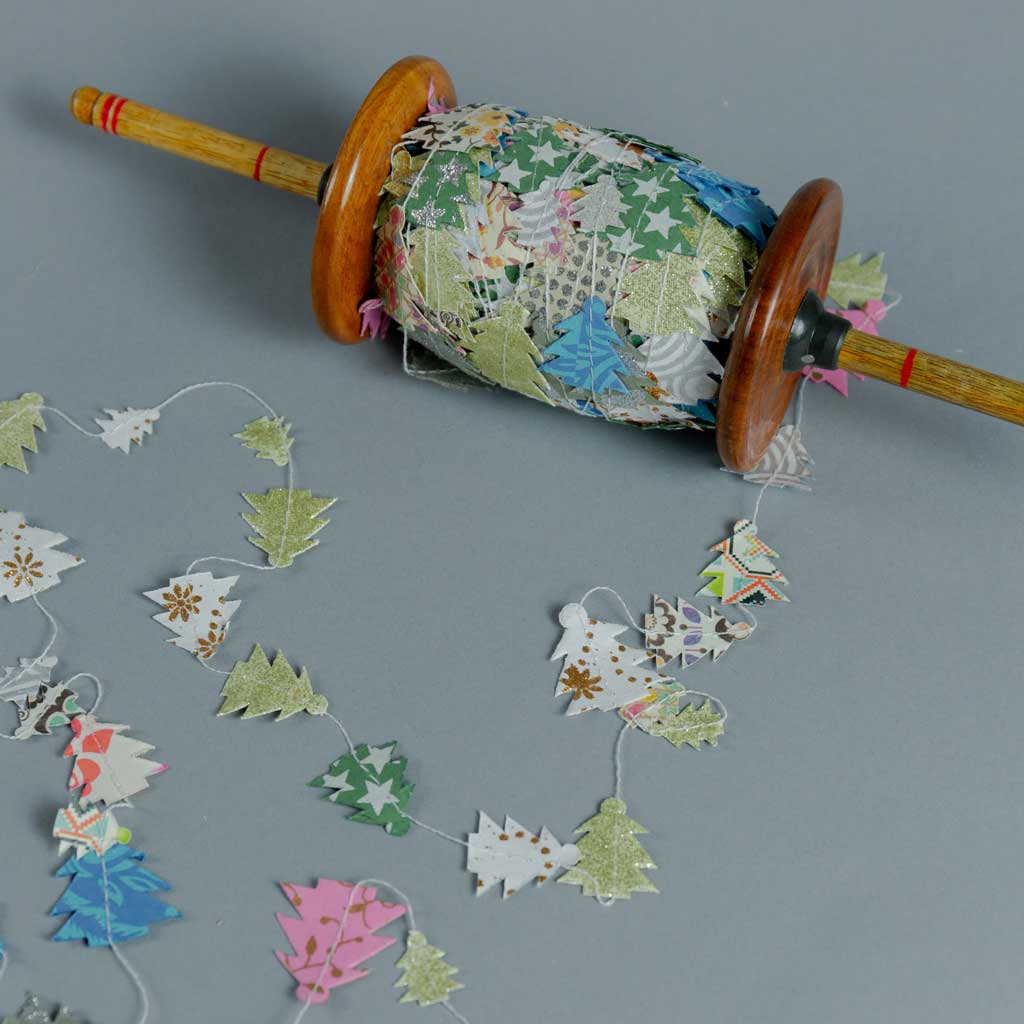 Holiday Paper Garland Spools
