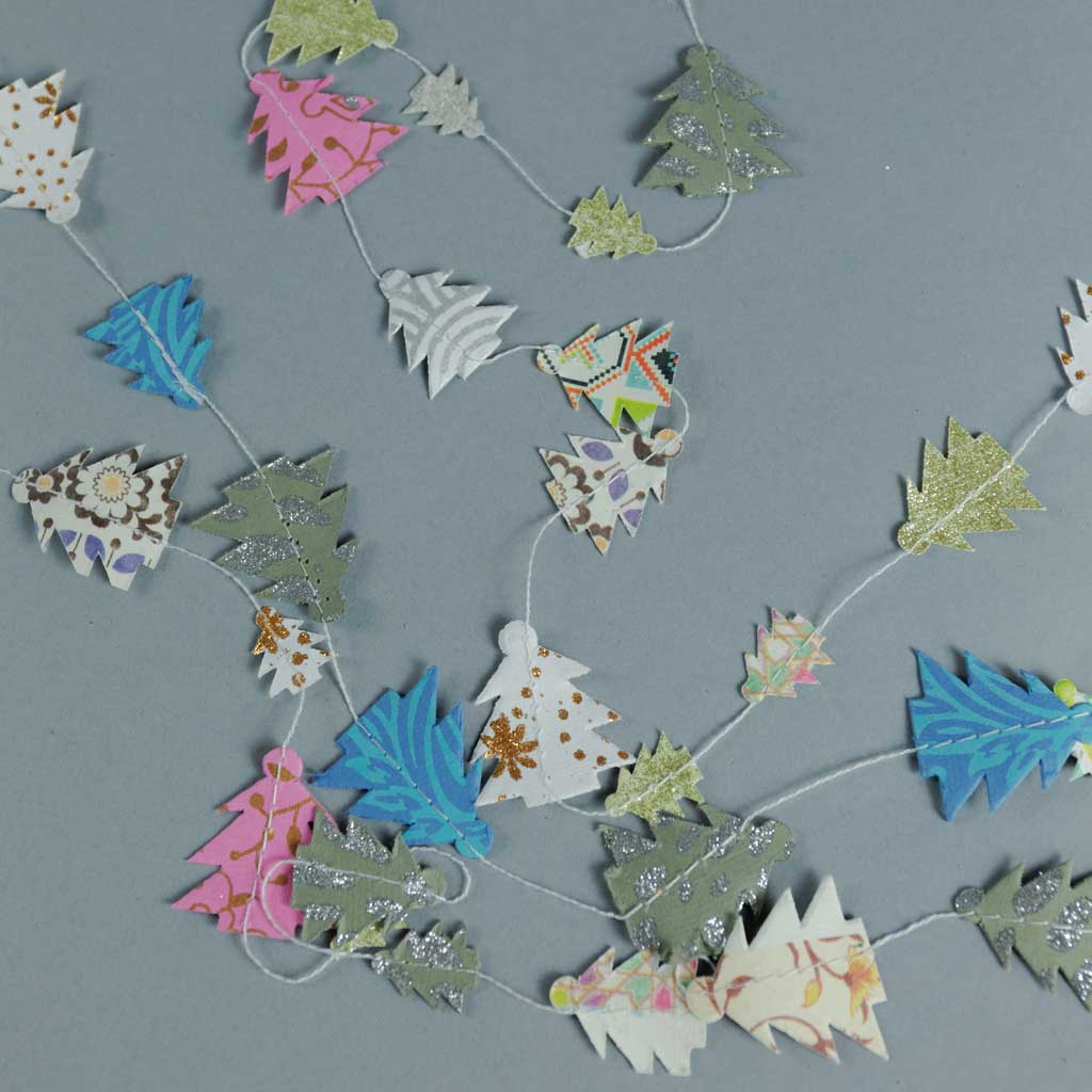 Holiday Paper Garland Spools