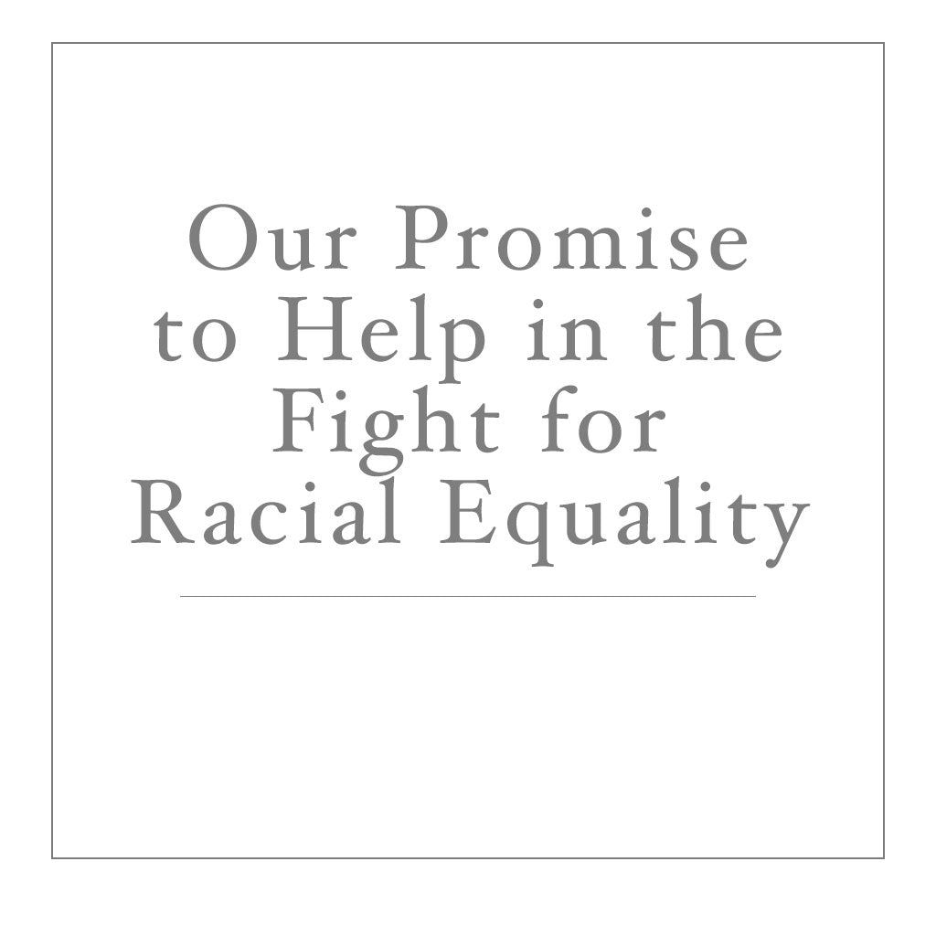 Our Promise to Help in the Fight for Racial Equality