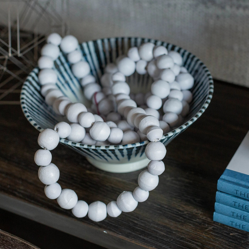 How to Style Wooden Bead Garland