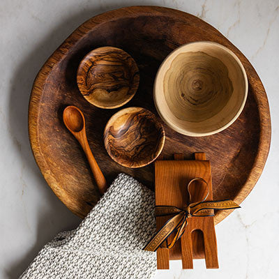 Natural Houndstooth Handwoven Alpaca Scarf