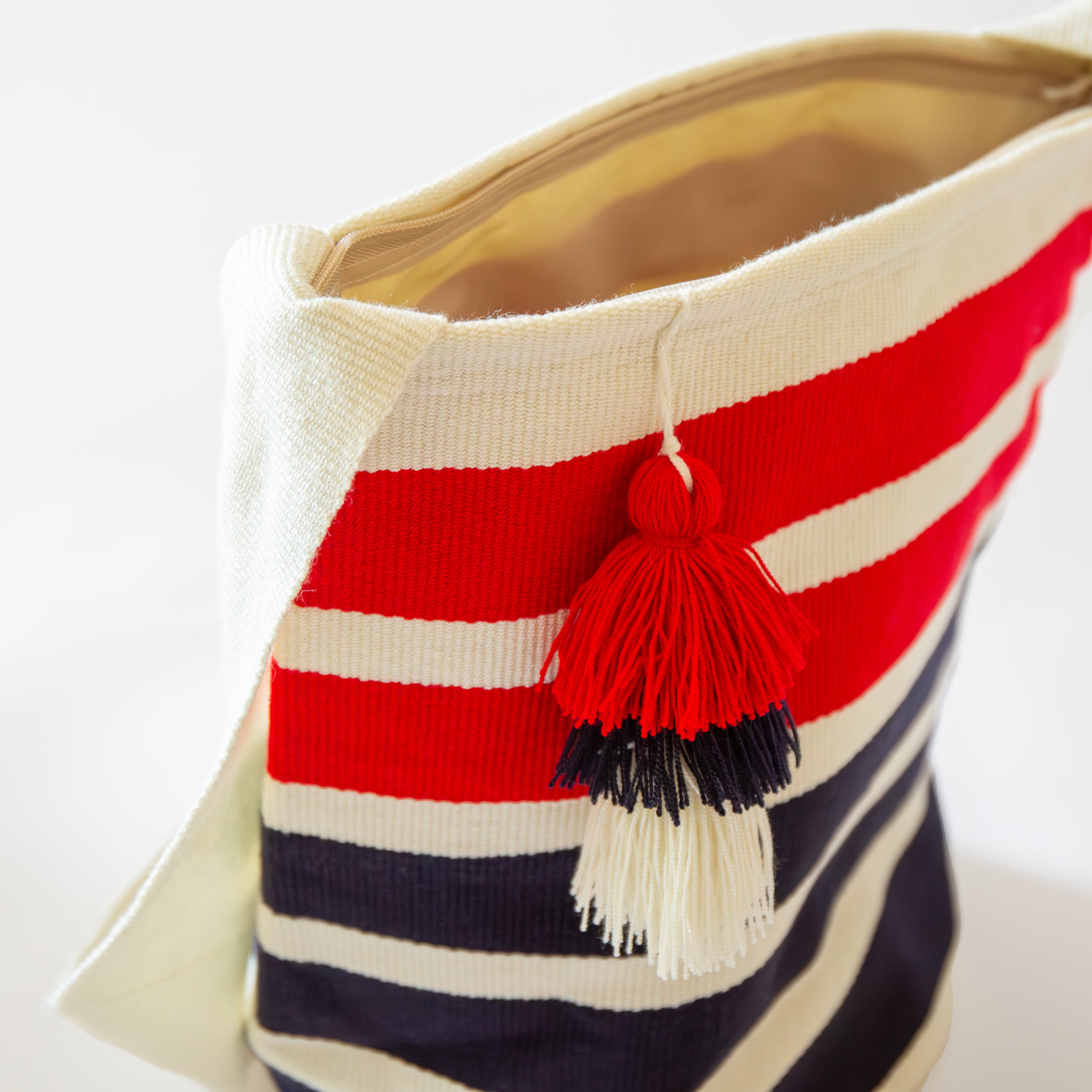 Red White & Blue Bucket Bag