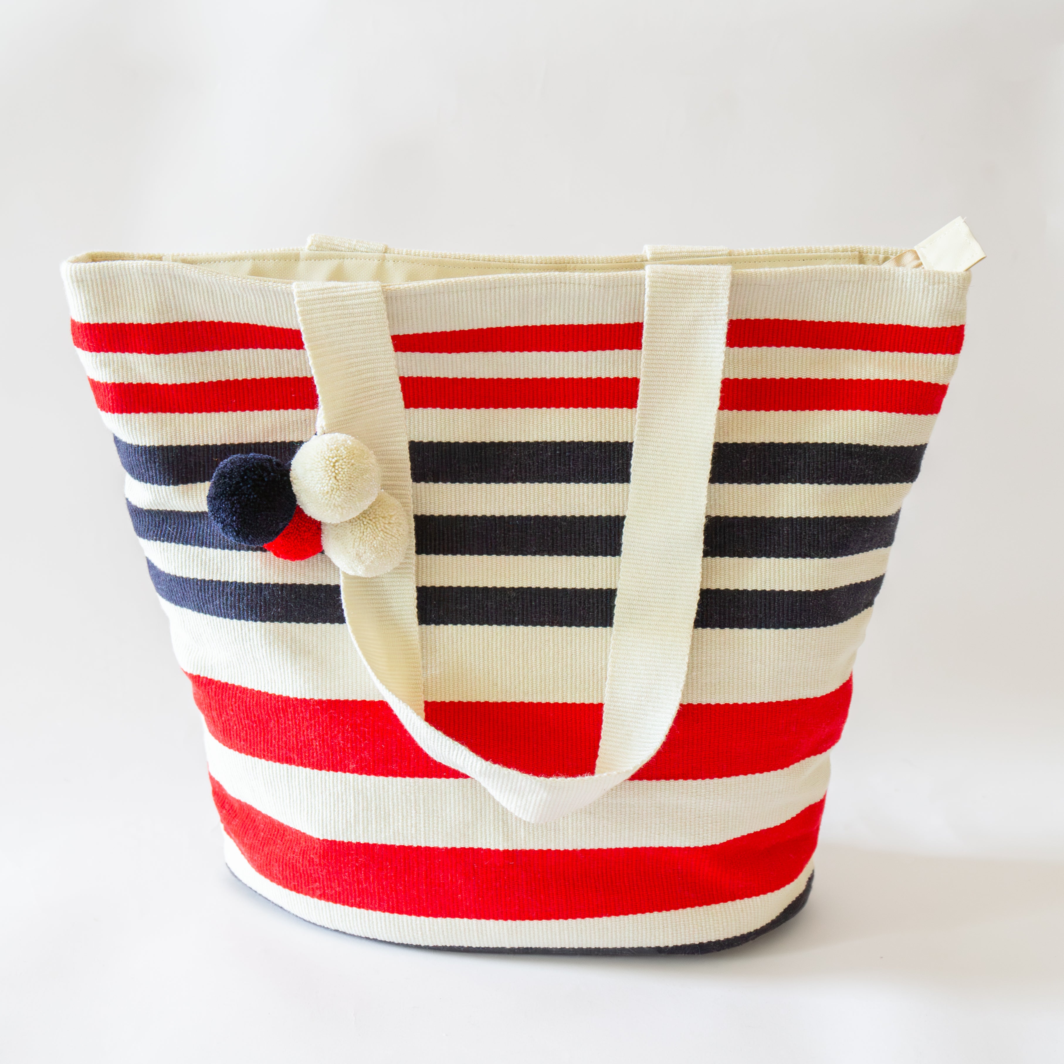 Red White & Blue Beach Bag
