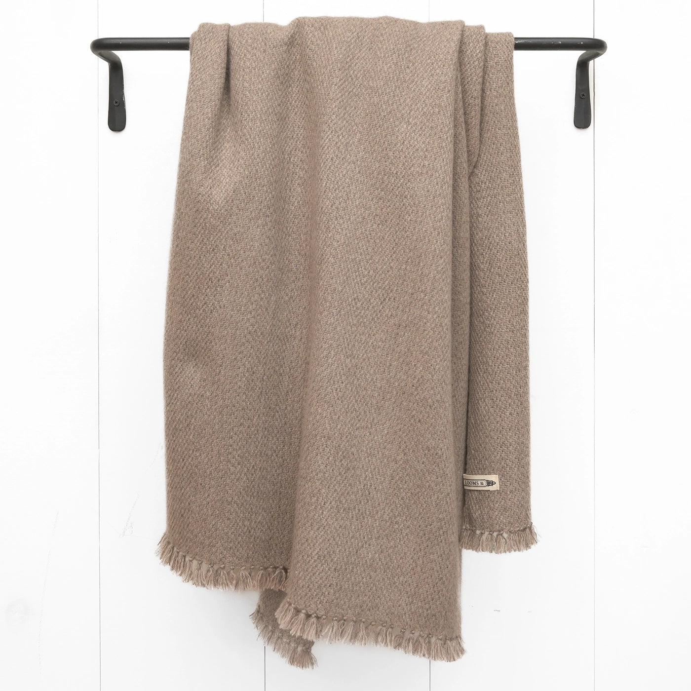 Brown Sugar Handwoven Cashmere Throw