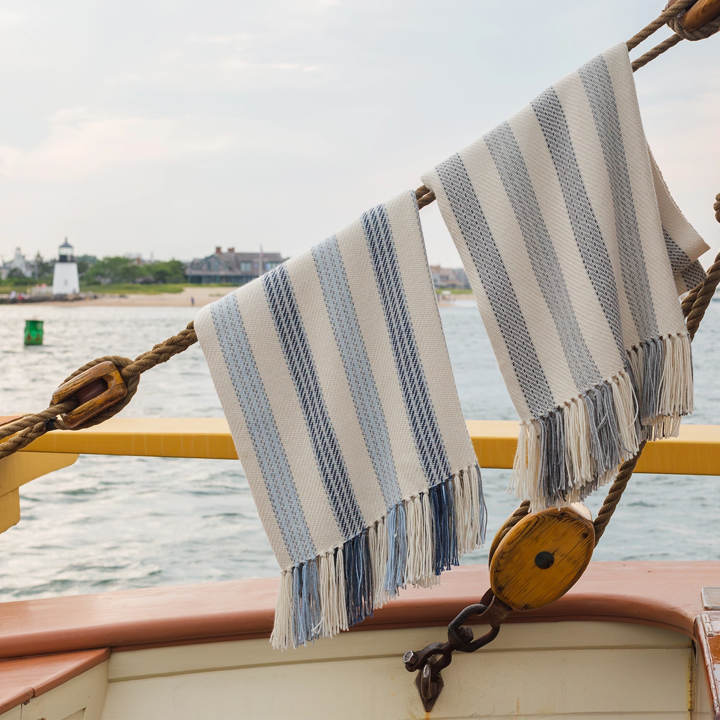 Striped Handwoven Alpaca Throw