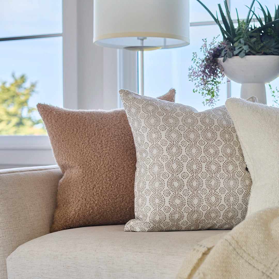 Camel Boucle Pillow
